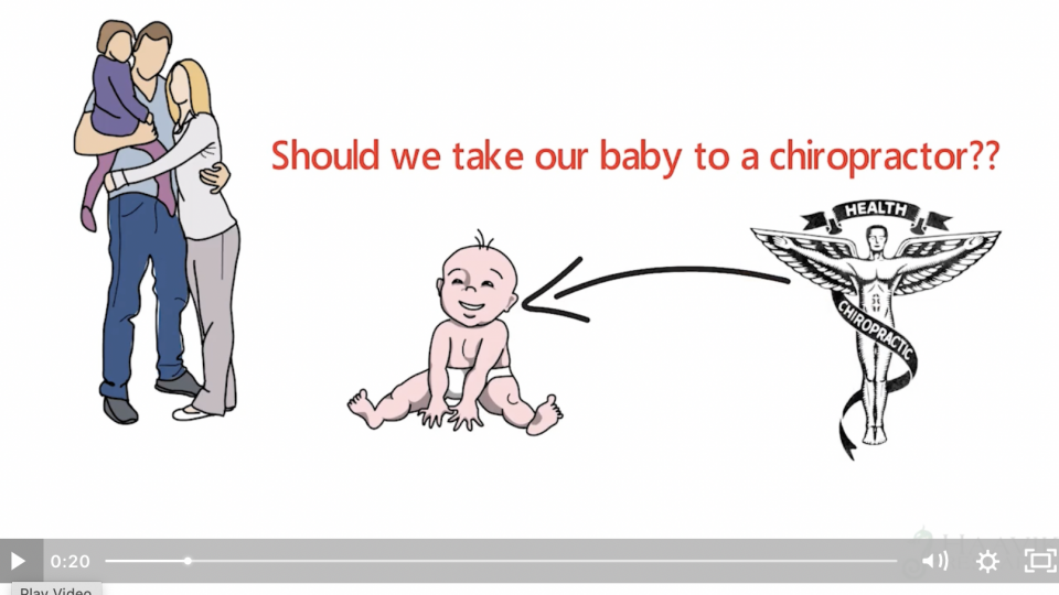 Babies go to the chiropractor colic crying sleeping problems